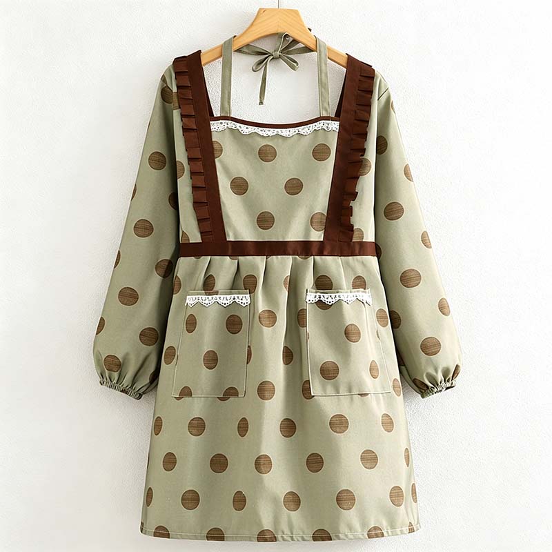 CouldNook Long-Sleeve Apron Smock - Multiple Layered Styles Collection