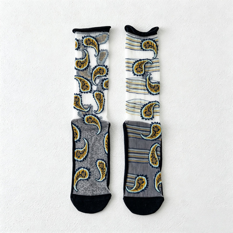 CouldNook Graphic Knee-High Socks-Knee High Length