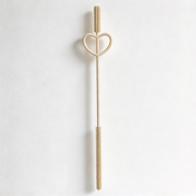 CouldNook Silicone Straw Cleaning Brush - Flexible Body And Handle Choices