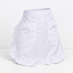 CouldNook Ruffled Waist Apron - Tie Back Designs