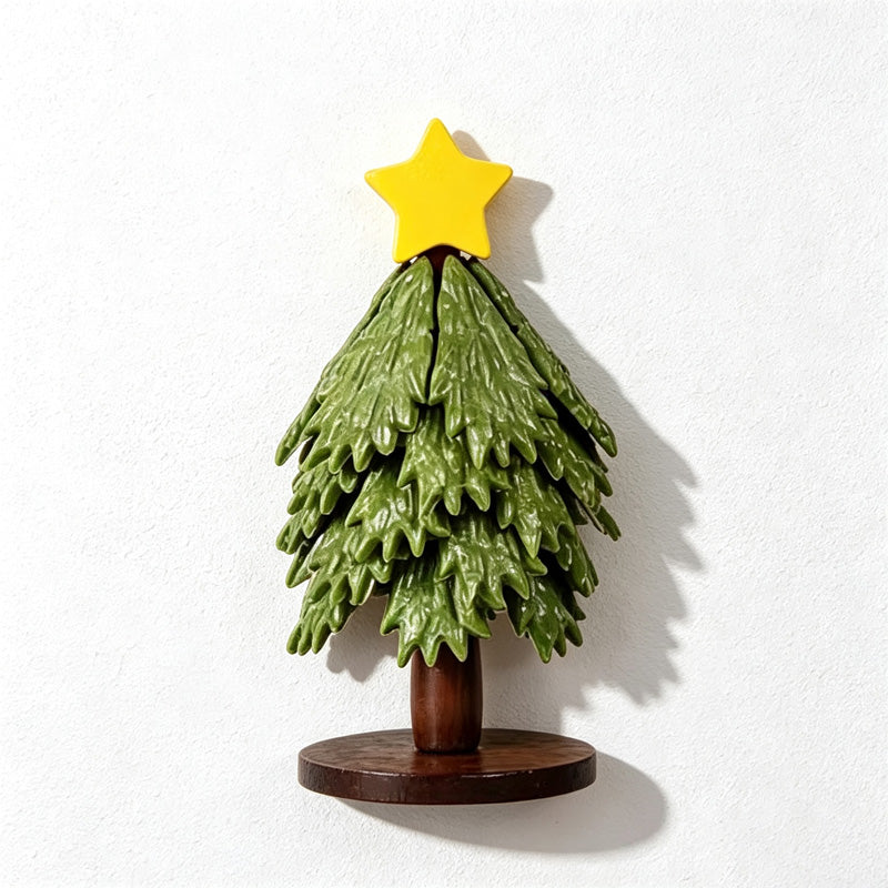 CouldNook Evergreen Tree Trivet Set - Layered Leaf Sections
