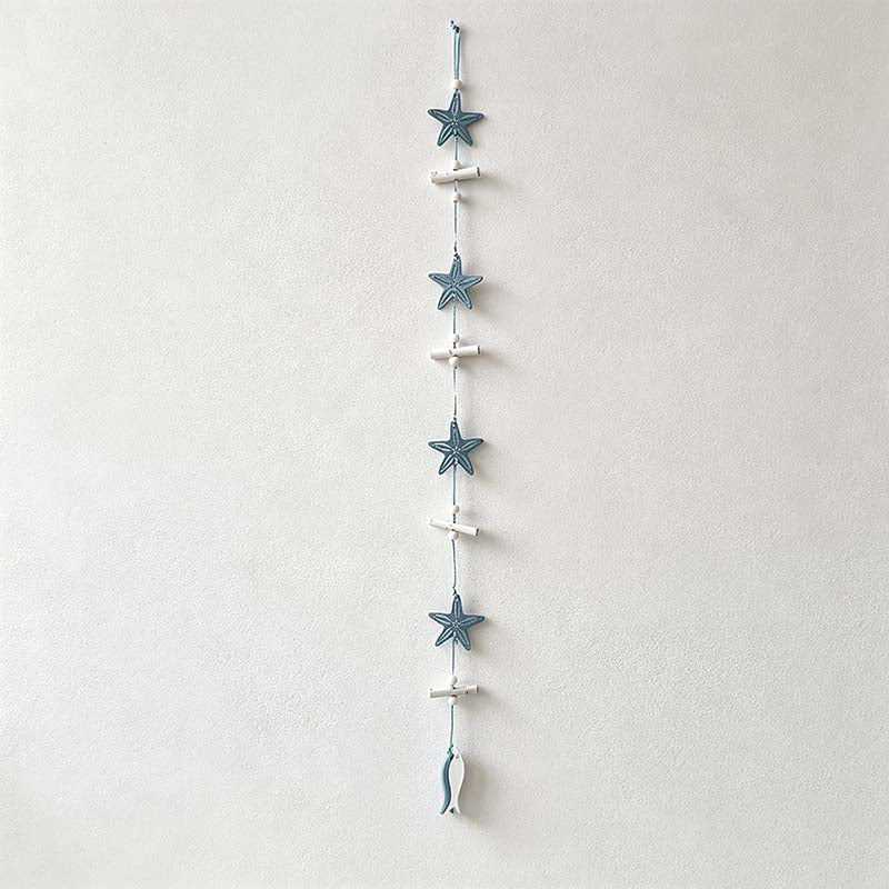 CouldNook Nautical Wood Wall Hanging - Fish Shell Sailboat Designs