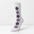 CouldNook Argyle Split-Toe Socks - Diamond Pattern