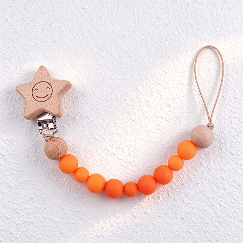 CouldNook Beaded Teether - Animal Shapes and Matching Clip Choices
