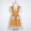 CouldNook Ruffle Strap Apron - Lace or Plain Pockets