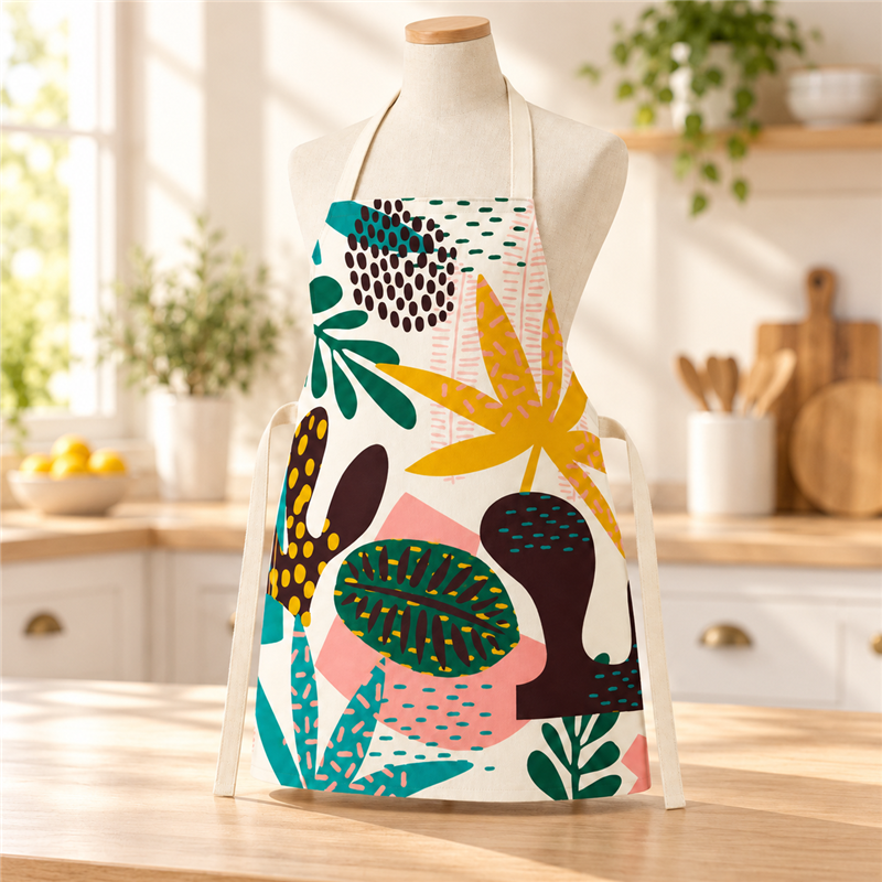 CouldNook Printed Kitchen Apron - Animals and Abstract Patterns