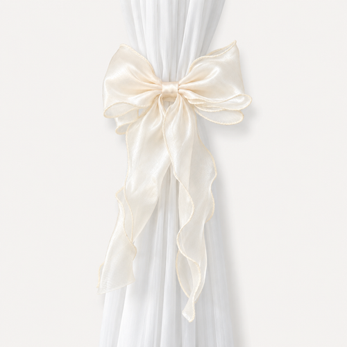 CouldNook Bow Curtain Tieback 2PCS Set - Window Styling Accent