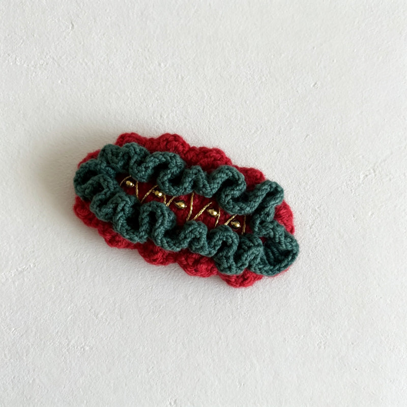 CouldNook Yarn Holiday Hair Clip - Assorted Seasonal Motifs