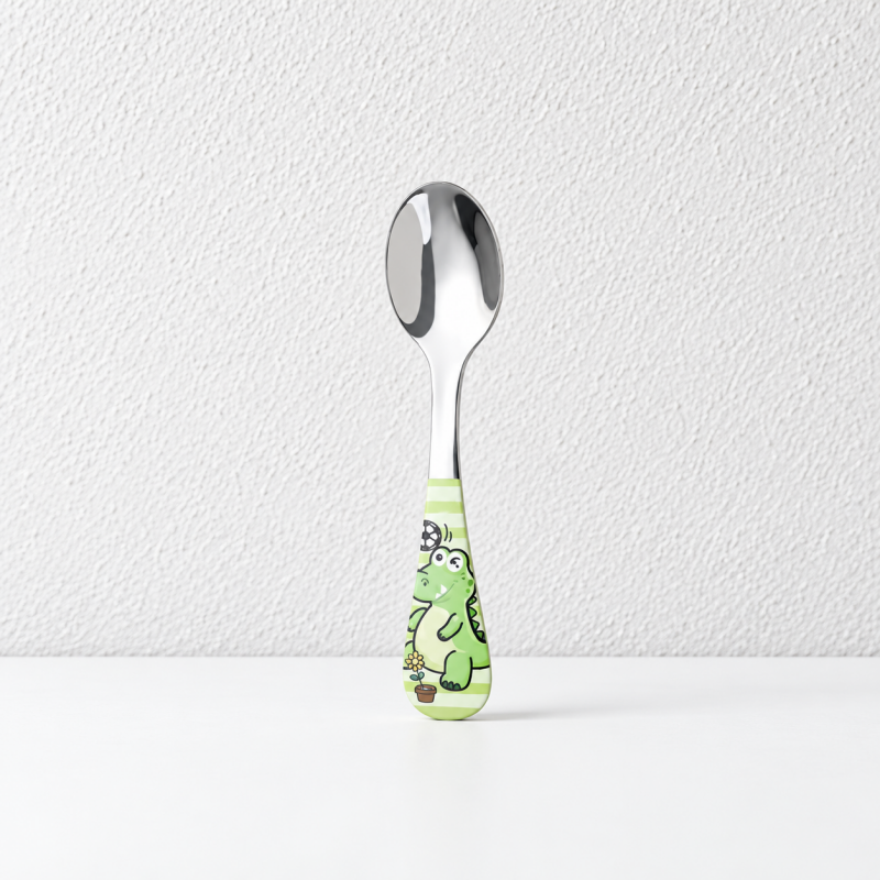 CouldNook Children Flatware - Colorful Cartoon Animal Handles Accent