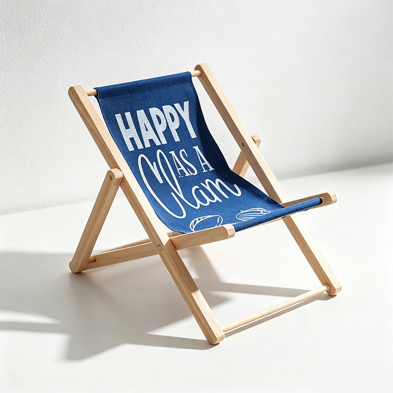 CouldNook Mini Beach Chair Figurine - Home Decor Ornament