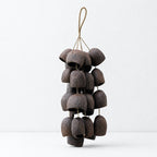 CouldNook Natural Seed Bag Charm - Forest Nut Pendant