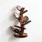 CouldNook Wooden Tree Trivet Set - Seven Leaf Pieces
