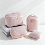 CouldNook Corduroy Cosmetic Bag - Vanity Storage Accent