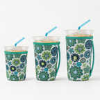 CouldNook Neoprene Cup Carrier - Patterned Body and Side Strap