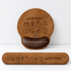 CouldNook Dachshund Wrist Rest - Long Desktop Support Cushion