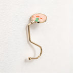 CouldNook Decorative Tabletop Bag Hook - Round Top and Curved Arm