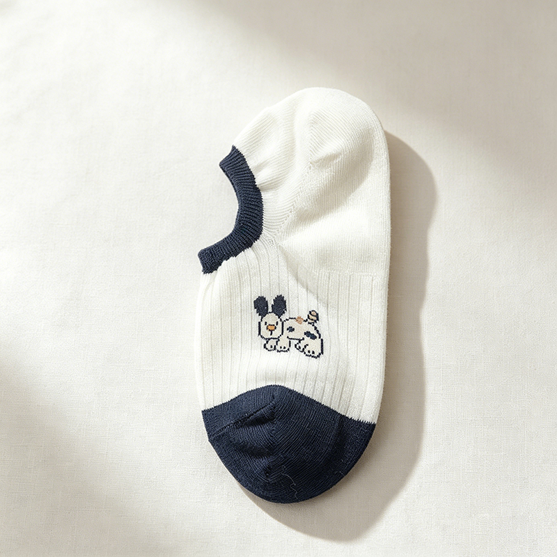 CouldNook Cartoon Pattern Ankle Socks - Light Vanity Accent