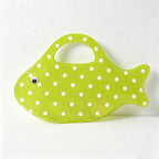 CloudNook Fish‑Shaped Tote‑Polka Dot PVC Hand Bag