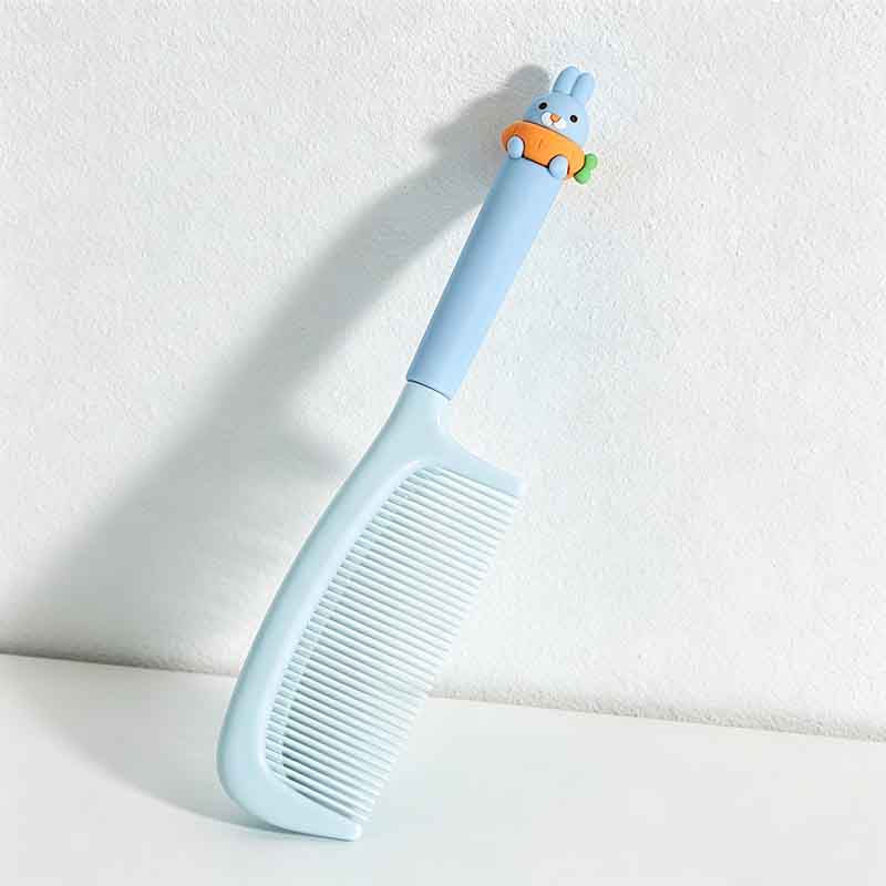 CouldNook Adorable Carrot Bunny Flat Comb - Kawaii Pastel Styling Comb(set of 12)