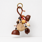 CouldNook Botanical Seed Bag Charm - Forest Nut Keychain
