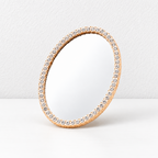 CouldNook Decorative Mirror Accessory - Sculpted Outlines And Ornamental Border Designs