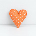 CouldNook Fabric Heart Decoration - Padded Shape And Patterned Textile Exterior