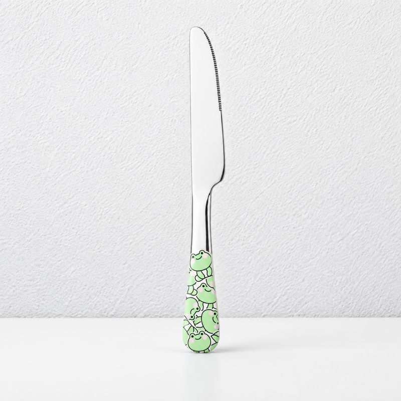 CouldNook Children Flatware - Colorful Cartoon Animal Handles Accent