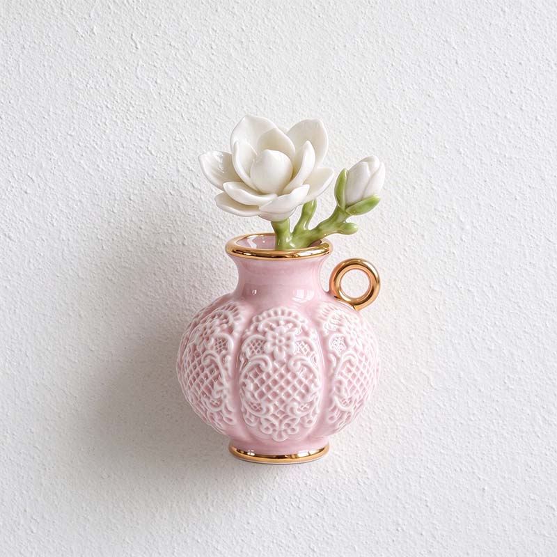 CouldNook Jewelry Pendant - Miniature Floral Vases and Decorative Charm Selections