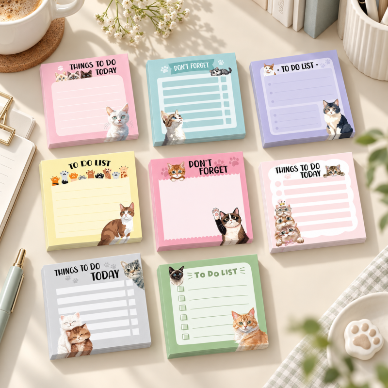 CouldNook Colorful Memo Pad - Playful Illustrated Note Designs