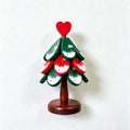 CouldNook Christmas Tree Trivet Set - Red and Green Layers