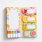 CouldNook Sticky Note Book - Coordinated Memo Pads And Page Flags