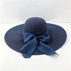 CouldNook Bow Back Sun Hat - Adjustable Wide Brim Style