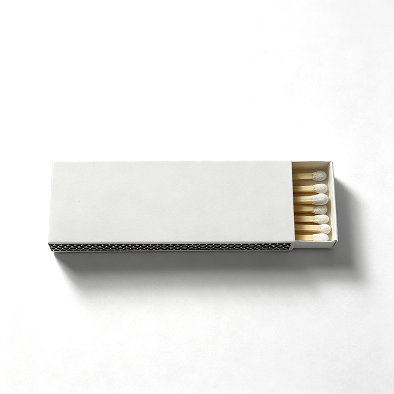 CouldNook Plain Matchbox with Wooden Matches Minimal Home Accent