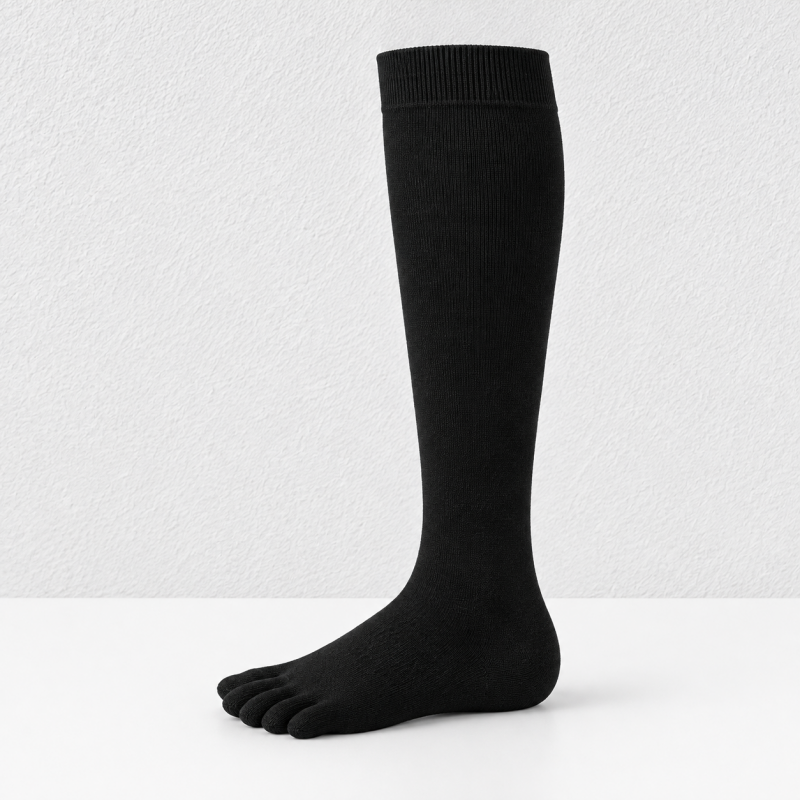CouldNook Split-Toe Socks - Plain Calf Length
