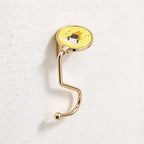 CouldNook Decorative Tabletop Bag Hook - Round Top and Curved Arm