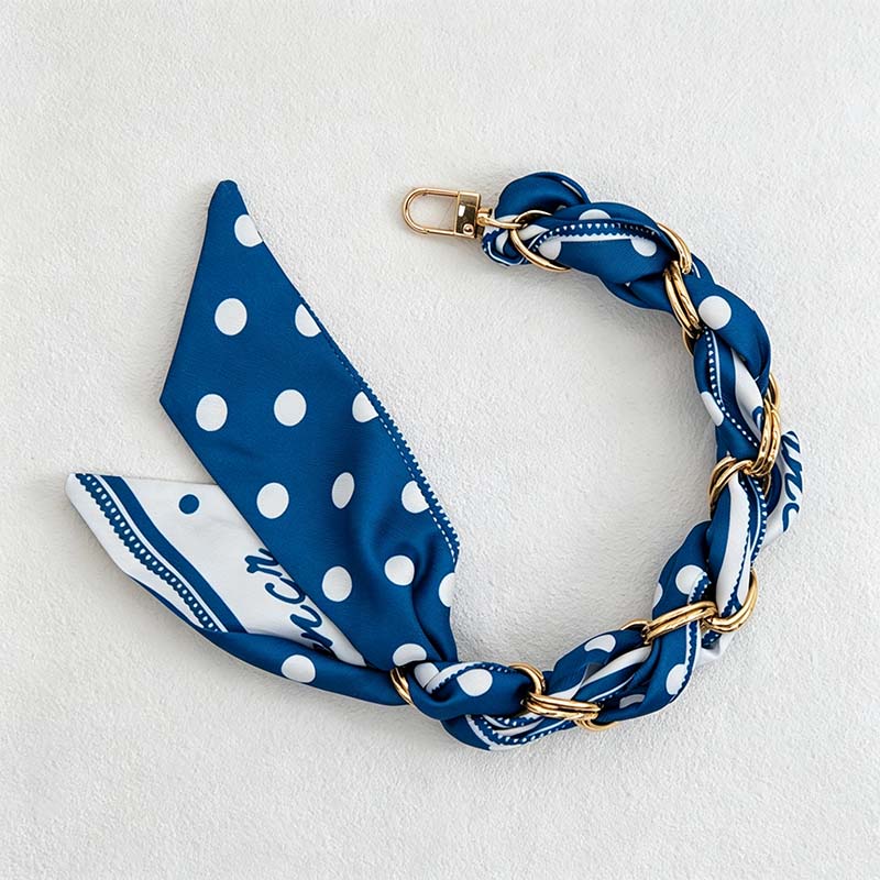 CouldNook Botanical Scarf Phone Wrist Strap - Upscale Anti‑Drop Lanyard