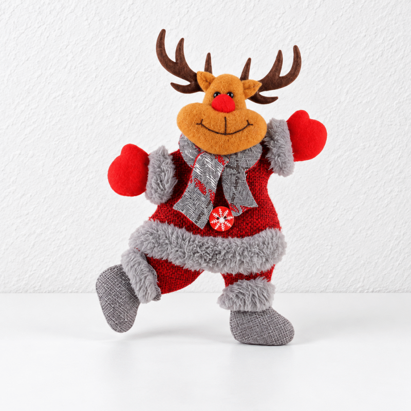 CouldNook Christmas Doll Curtain Tieback - Long Fabric Strap