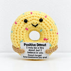 CouldNook Crocheted Character Doll - Textured Shapes And Little Message Cards