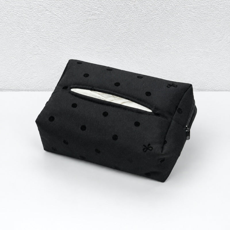 CouldNook Polka Dot Car Tissue Holder - Visor Mounting Straps