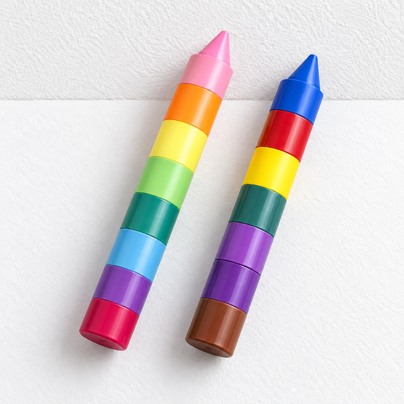 CouldNook Stackable Highlighter - Detachable Color Segments and Rounded Solid Tips