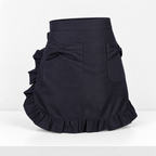 CouldNook Ruffled Waist Apron - Tie Back Designs