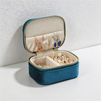 CouldNook Patterned Handle Travel Jewelry Case - Friendly Shelf Companion