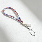 CouldNook Rhinestones Set Wrist Phone Strap with Closely Set Reflective Stones