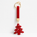 CouldNook Christmas Tree Rhinestone Keychain - Festive Charm