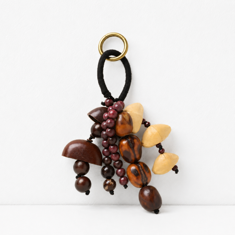 CouldNook Natural Seed Bag Charm - Boho Nut Pendant