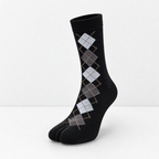 CouldNook Argyle Split-Toe Socks - Diamond Pattern