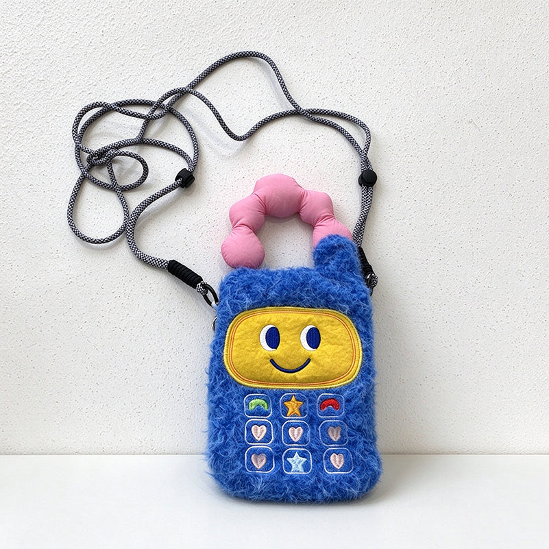 Character Phone Bag - Playful Faces and Shoulder Straps