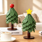 CouldNook Evergreen Tree Trivet Set - Layered Leaf Sections