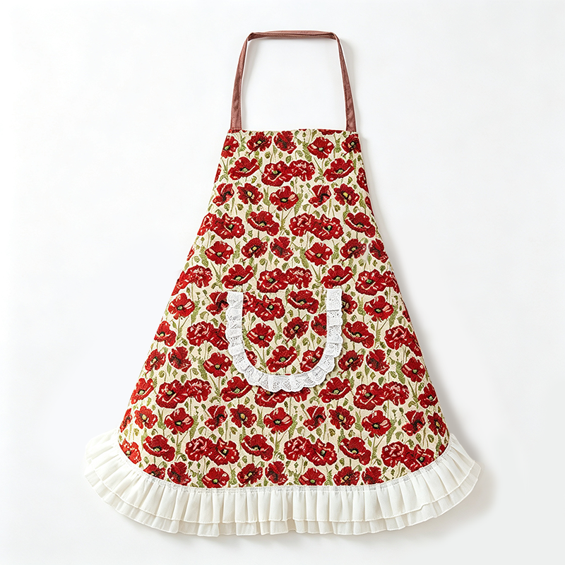 CouldNook Floral Pattern Apron - Kitchen Wear Accent
