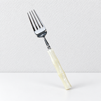 CouldNook Colored Bamboo Look Handle Flatware - Polished Dining Collection